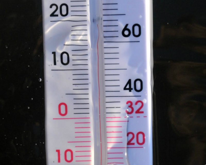 Update watertemperatuur